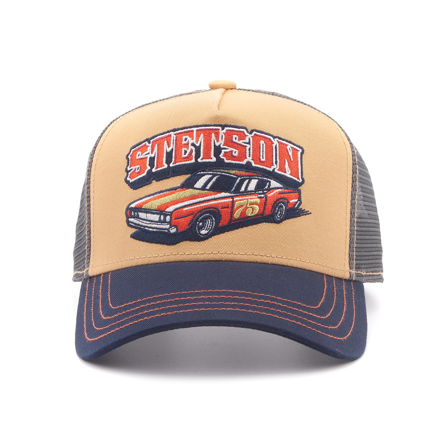Бейсболка Stetson - Muscle Car 75 Trucker Cap (brown-blue)