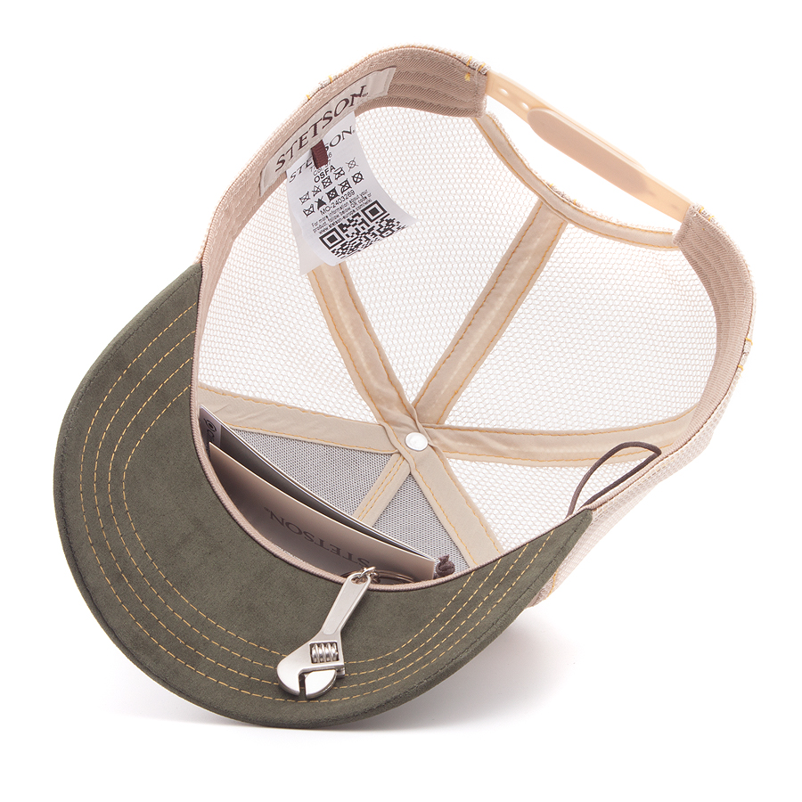 Бейсболка Stetson - Muscle Car Heritage Trucker Cap (beige-green)