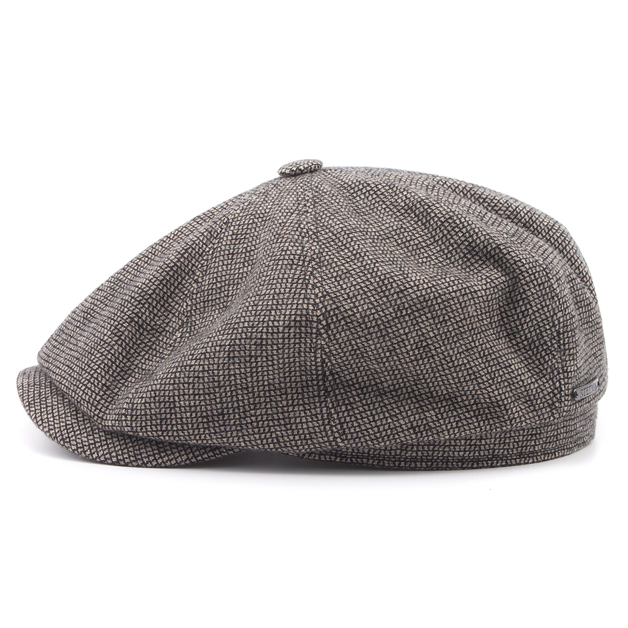 Кепка Stetson - Hatteras Wool/Cashmere (black-beige)