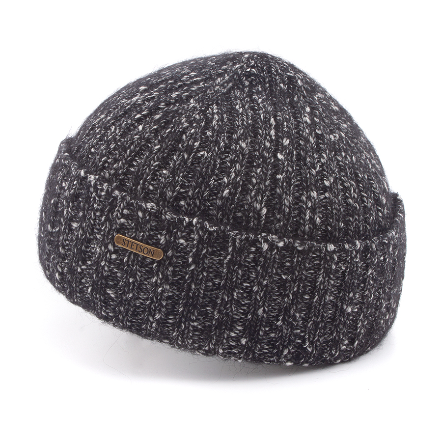 Шапка Stetson - Ravia Beanie Hat with Cuff (black)