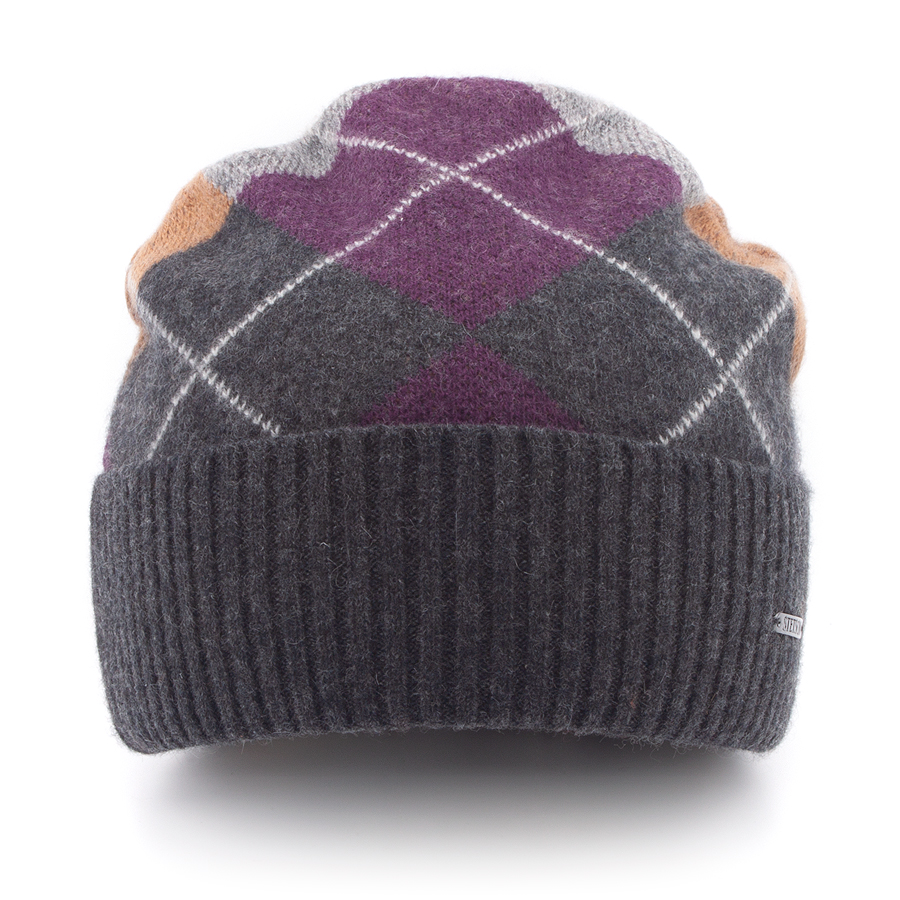 Шапка Stetson - Upton Cashmere Beanie Hat (anthracite-grey)