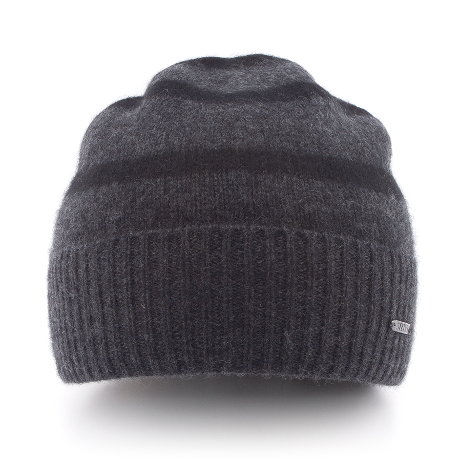 Шапка Stetson - Darfield Cashmere Beanie Hat (black-grey) Шапка Stetson - Darfield Cashmere Beanie Hat (black-grey)