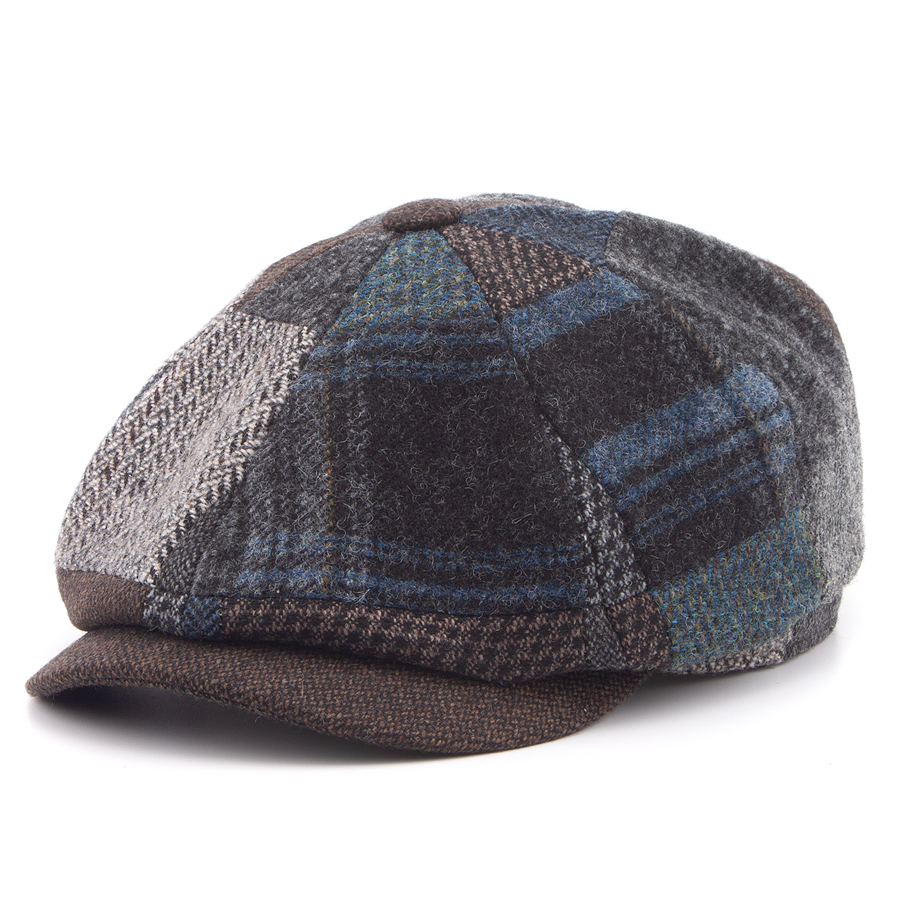 Кепка Stetson - Hatteras Patchwork (blue grey brown)