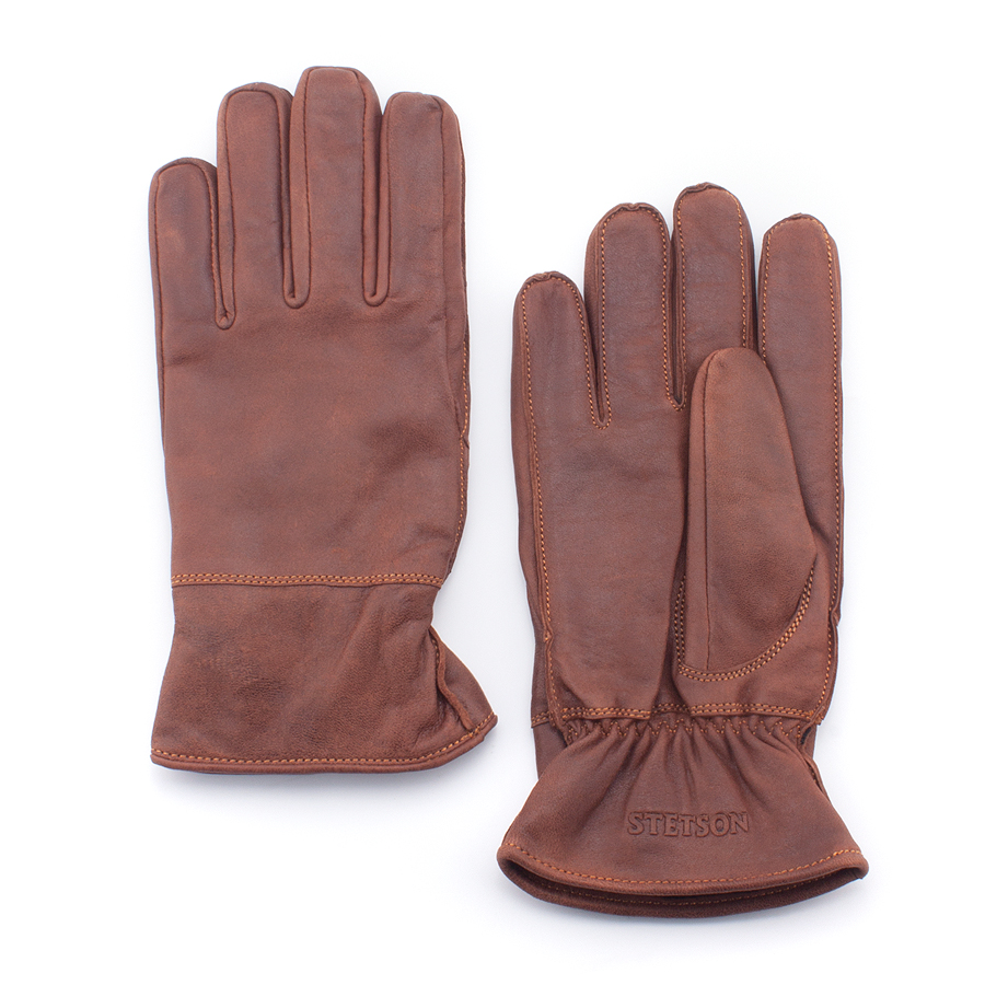 Перчатки Stetson - Gloves Cowskin (brown)
