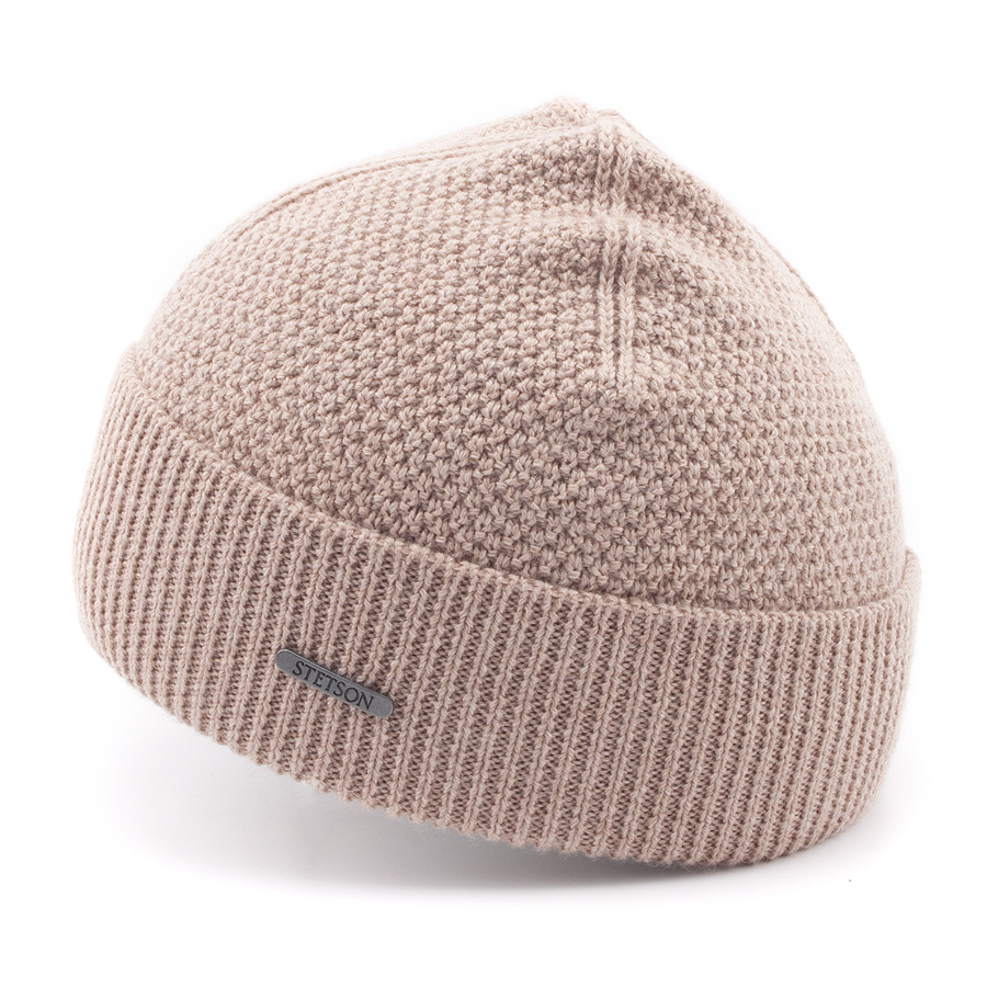 Шапка Stetson - Beanie Merino Wool (biege)