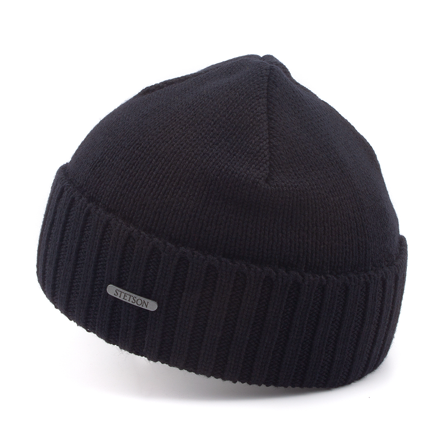 Шапка Stetson - Beanie Merino (black)