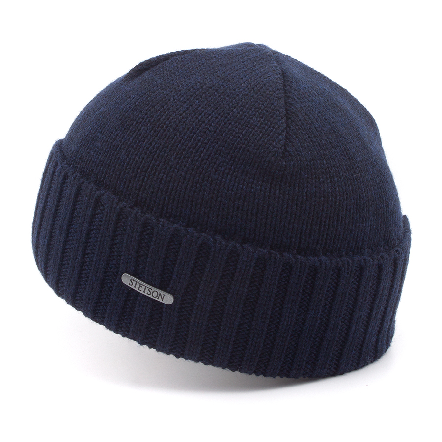 Шапка Stetson - Beanie Merino (navy)