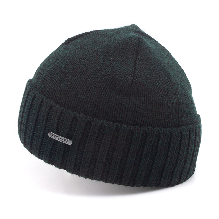 Шапка Stetson - Beanie Merino (dark green)