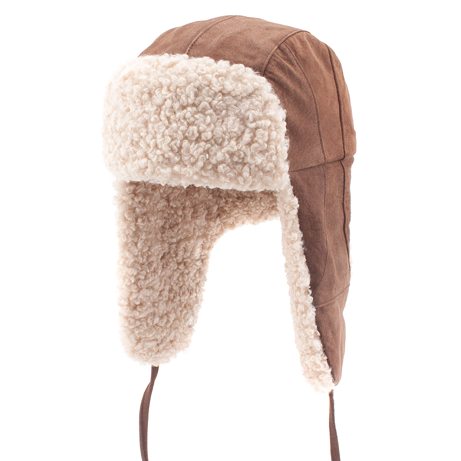 Шапка-Ушанка Stetson - Bomber Cap Waxed Pigskin (brown) Шапка-Ушанка Stetson - Bomber Cap Waxed Pigskin (brown)