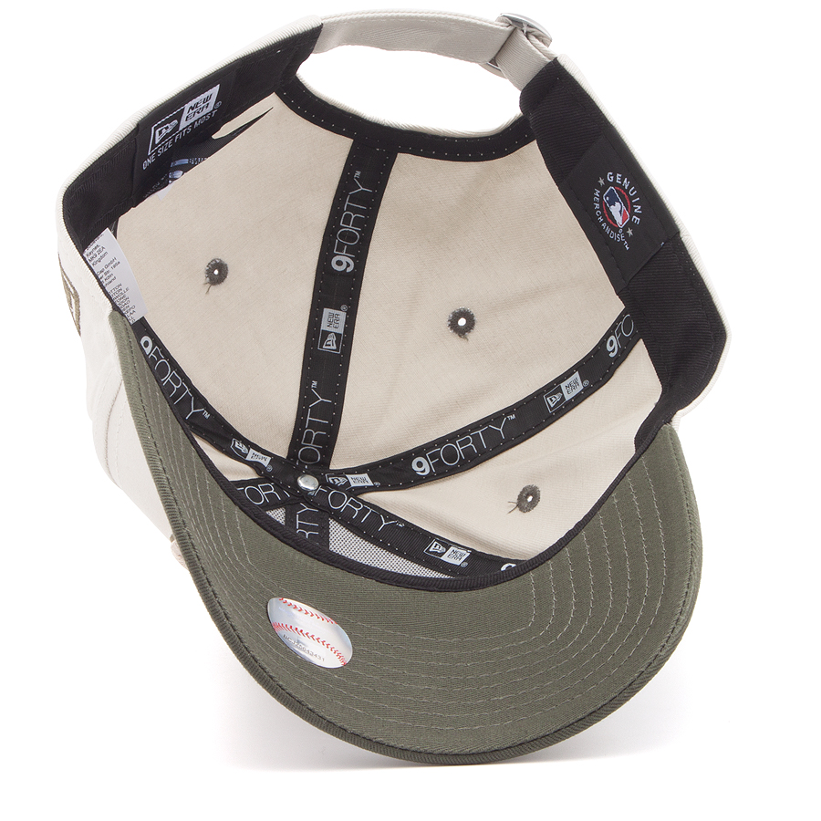 Бейсболка New Era - 9FORTY MLB New York Yankees (cream olive)