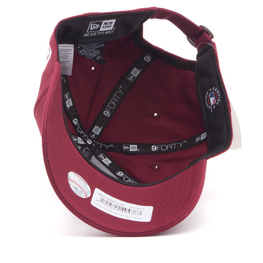 Бейсболка New Era - 9FORTY MLB New York Yankees (cardinal)