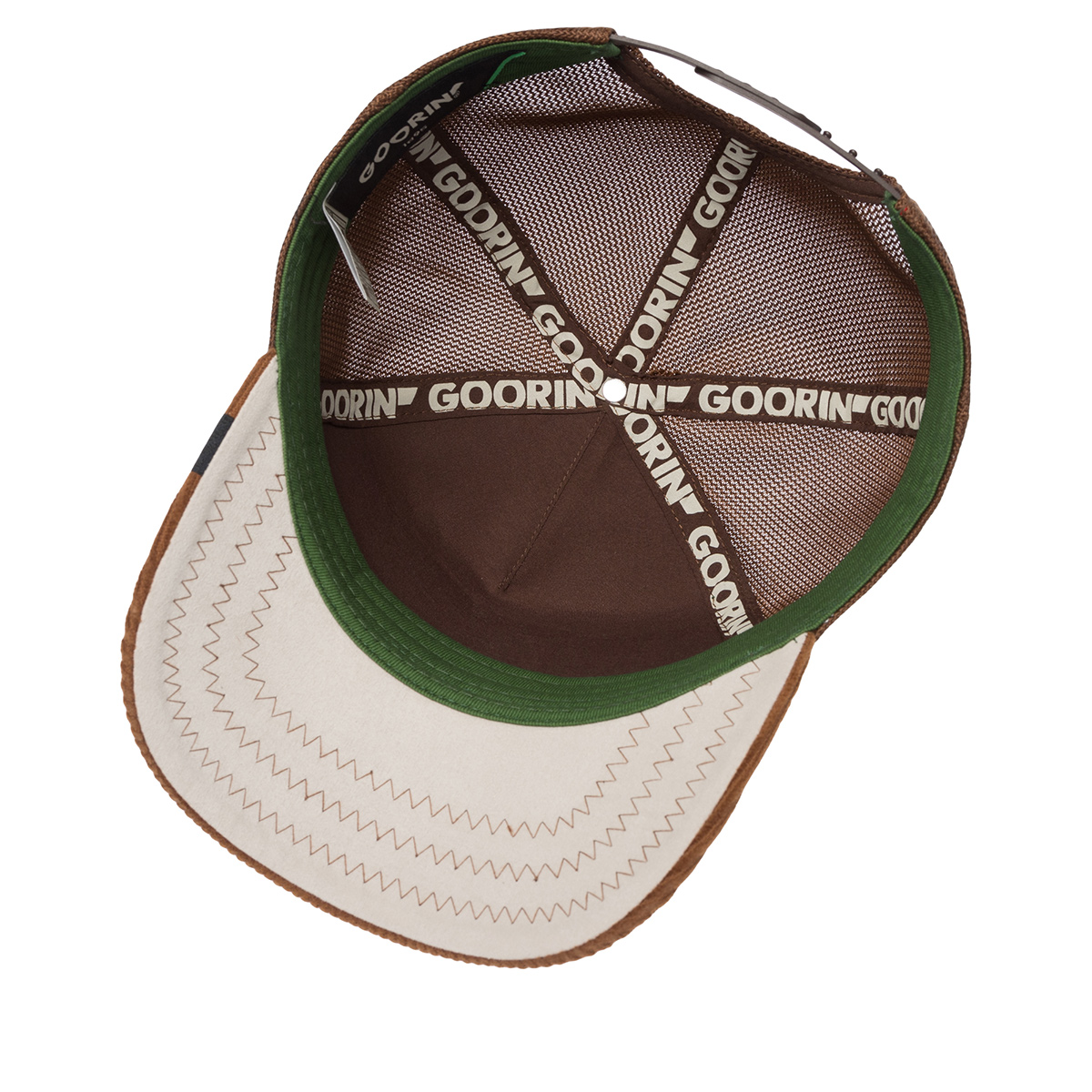 Бейсболка Goorin Brothers - Busy (green/brown)