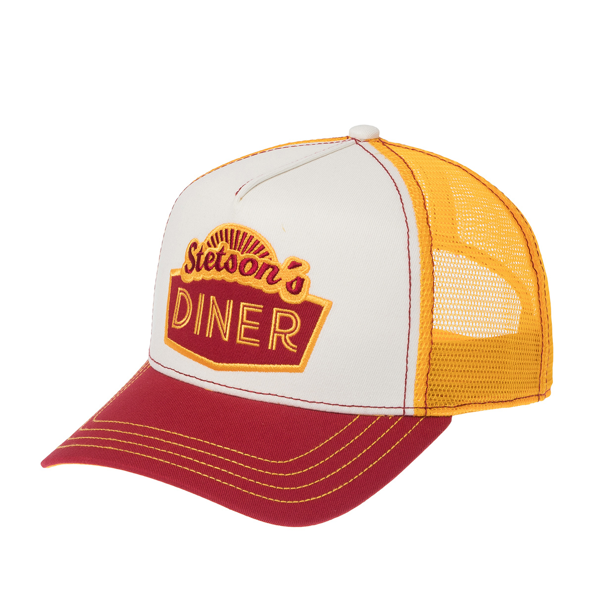 Бейсболка Stetson - Stetson Diner (white/red)
