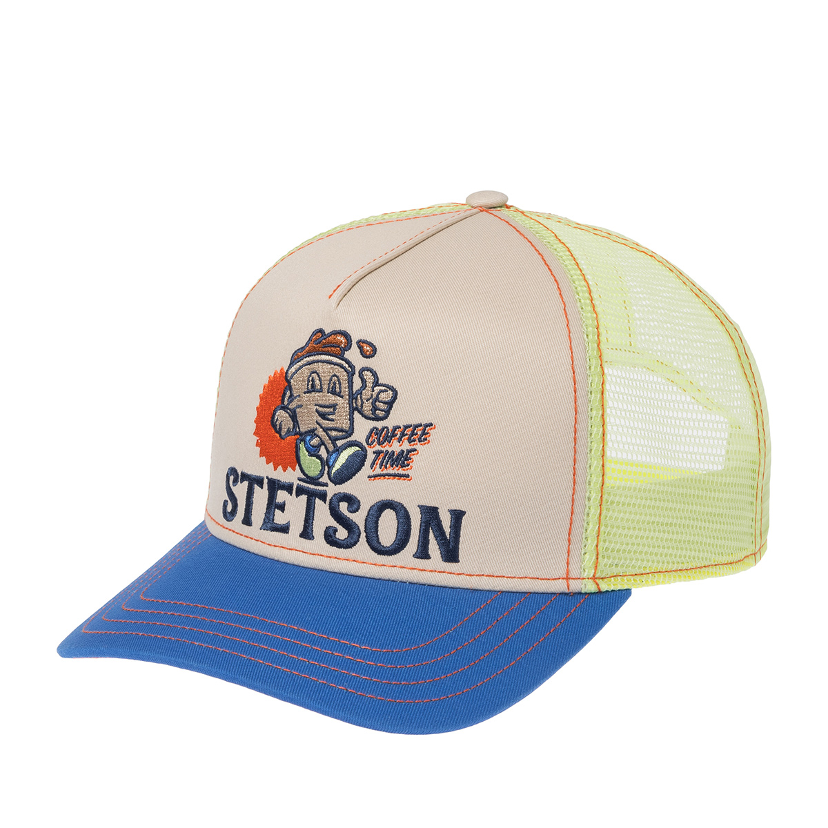 Бейсболка Stetson - Barista Coffee Time (biege/blue)