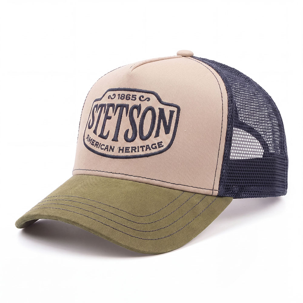 Бейсболка Stetson - Western Patch (biege/navy)
