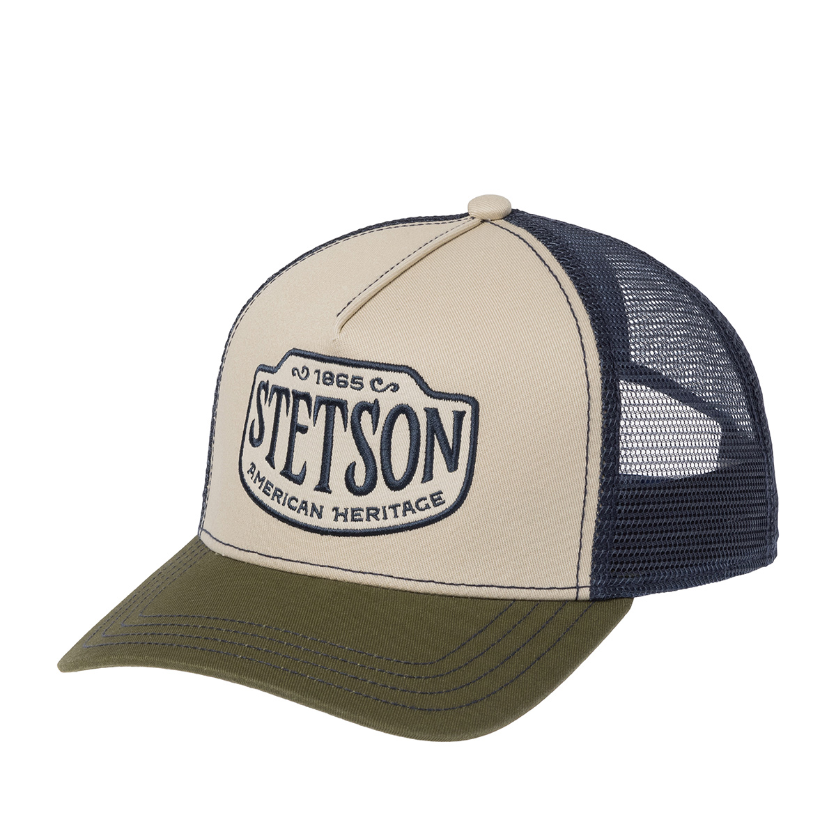 Бейсболка Stetson - Western Patch (biege/navy)