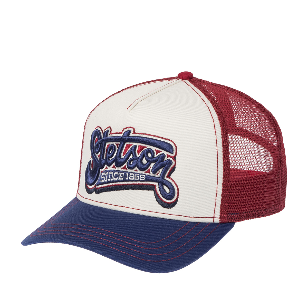 Бейсболка Stetson - Lettering (white/blue)