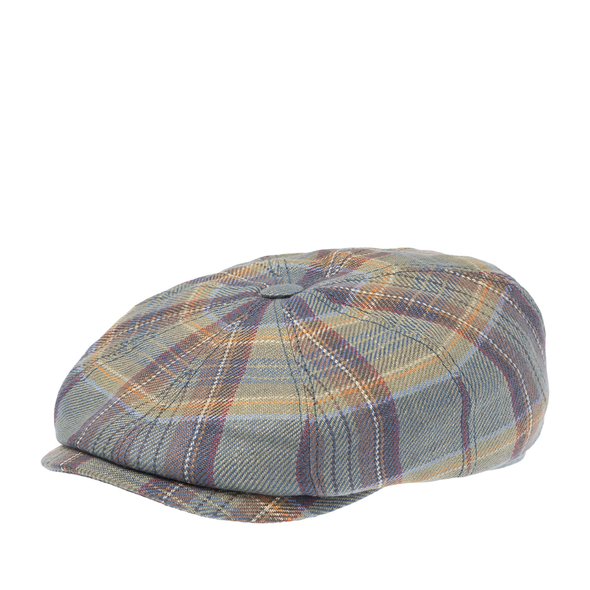 Кепка Stetson - Hatteras Linen Check (blue/grey)