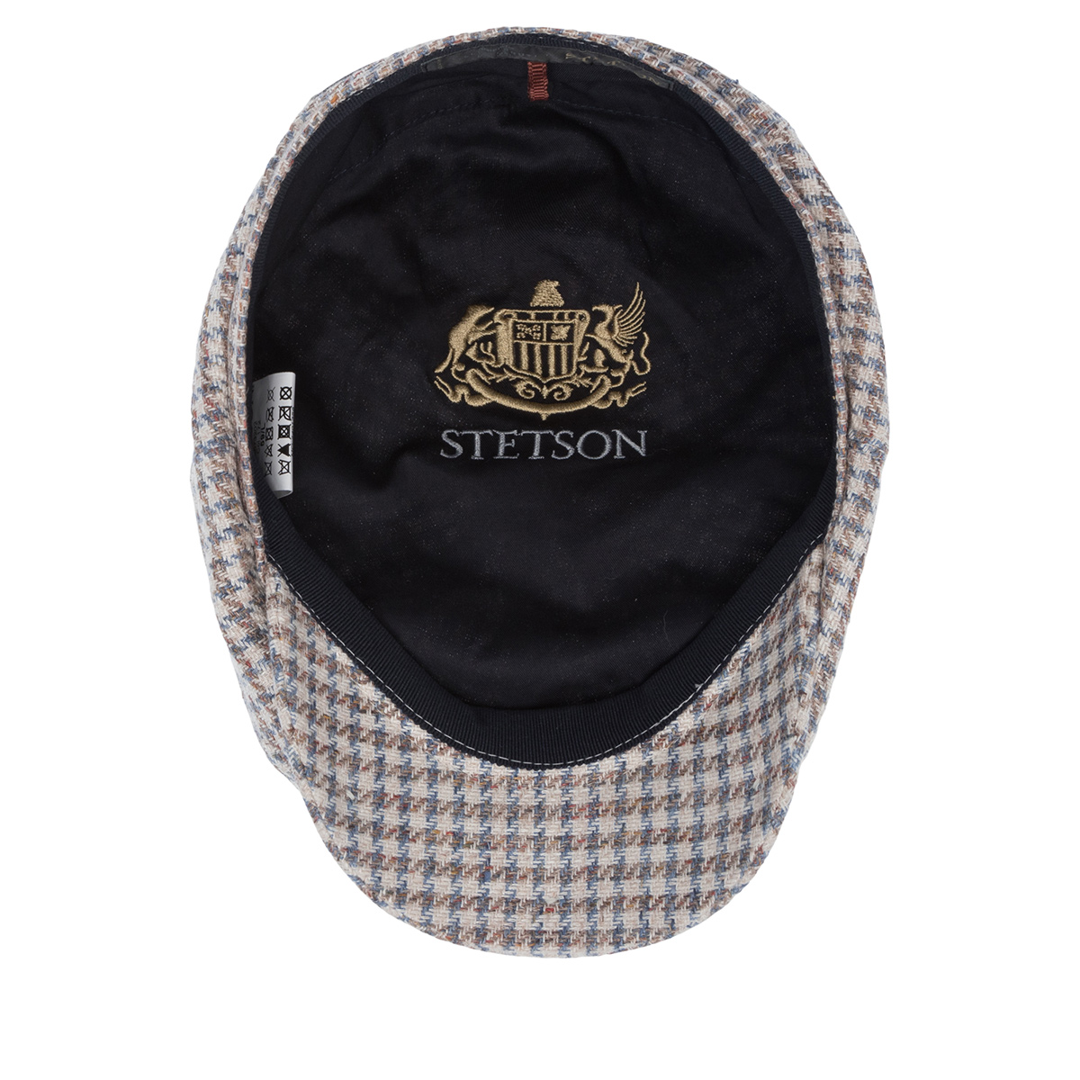 Кепка Stetson - Hatteras Linen/Cotton Houndstooth (brown/cream/blue)
