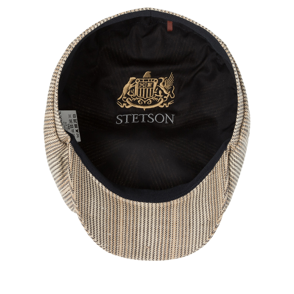 Кепка Stetson - Hatteras Cotton/Silk/Linen/ Stripe (cream/brown)
