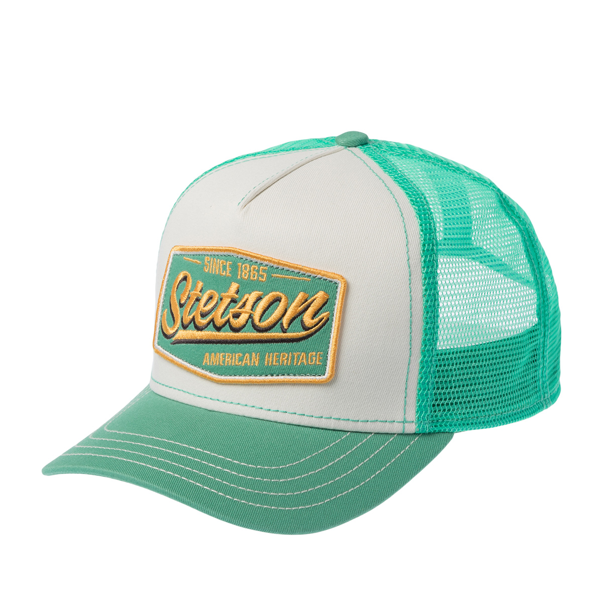 Бейсболка Stetson - Trucker Cap Vintage Youth (mint/white)