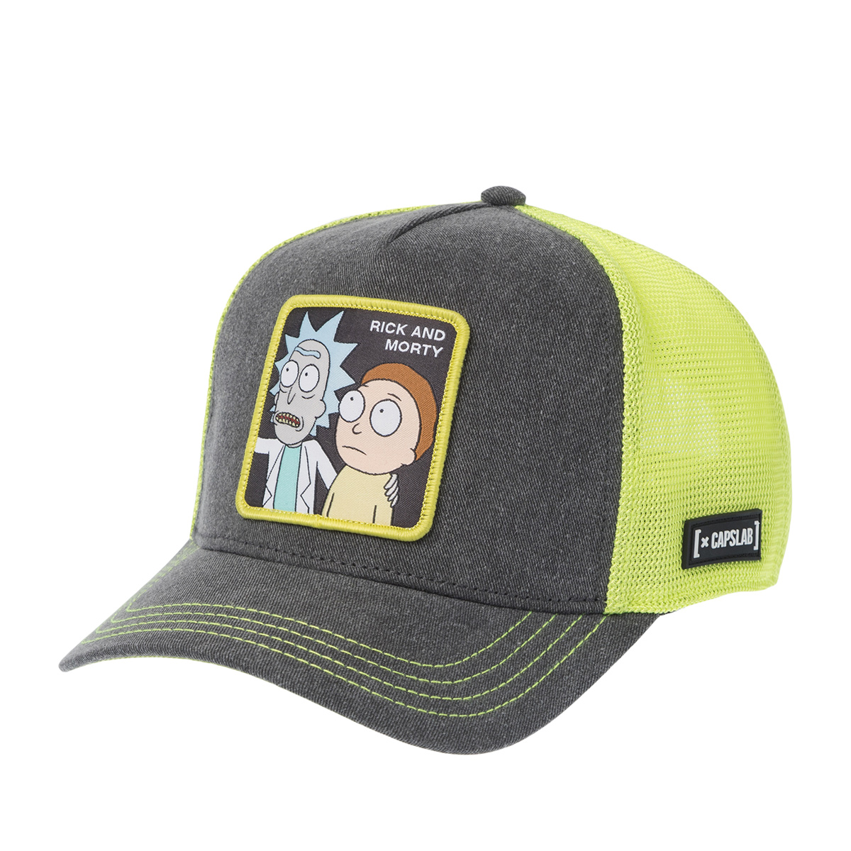 Бейсболка Capslab - Rick And Morty Together (grey)