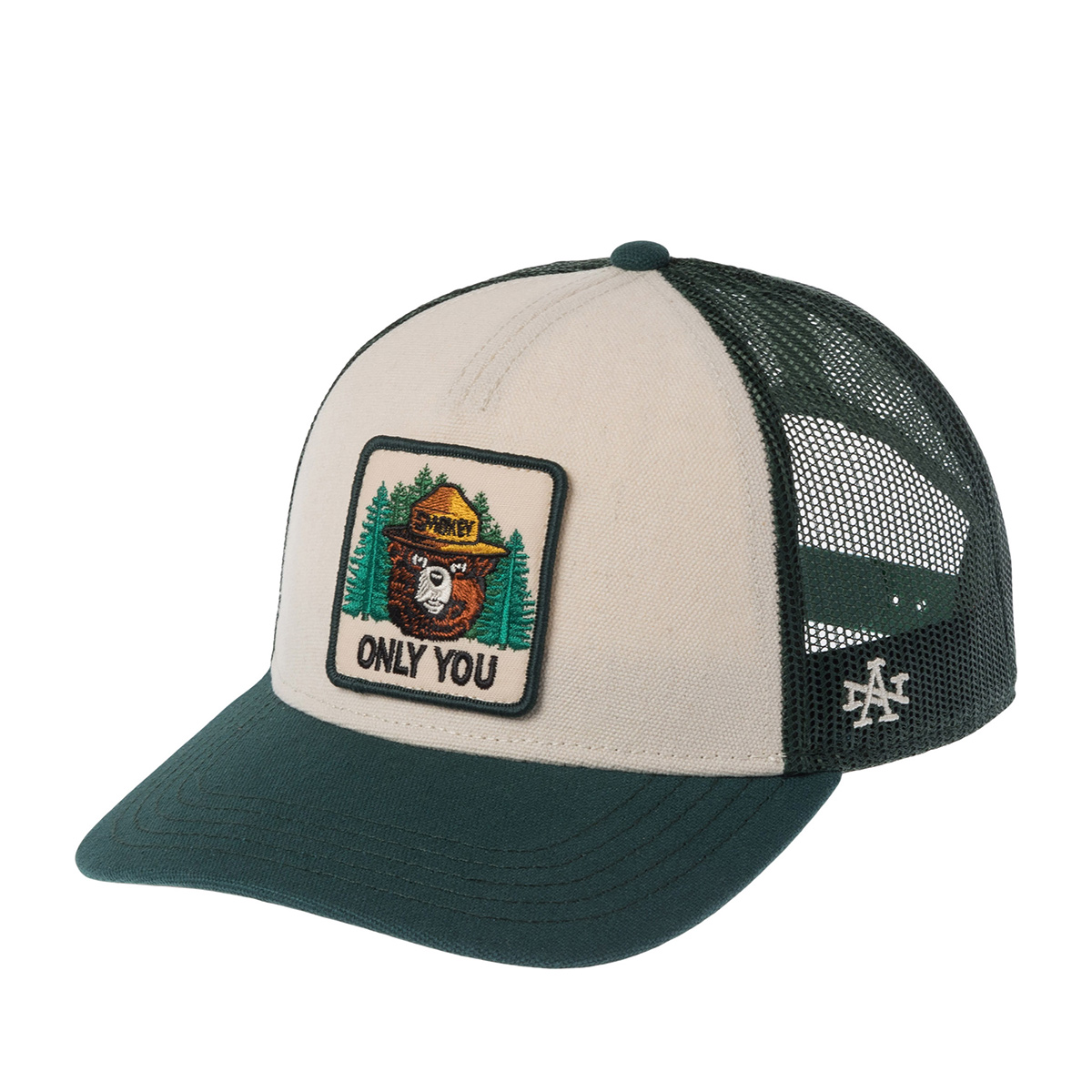 Бейсболка American Needle - Smokey Bear Valin (evergreen/ivory)