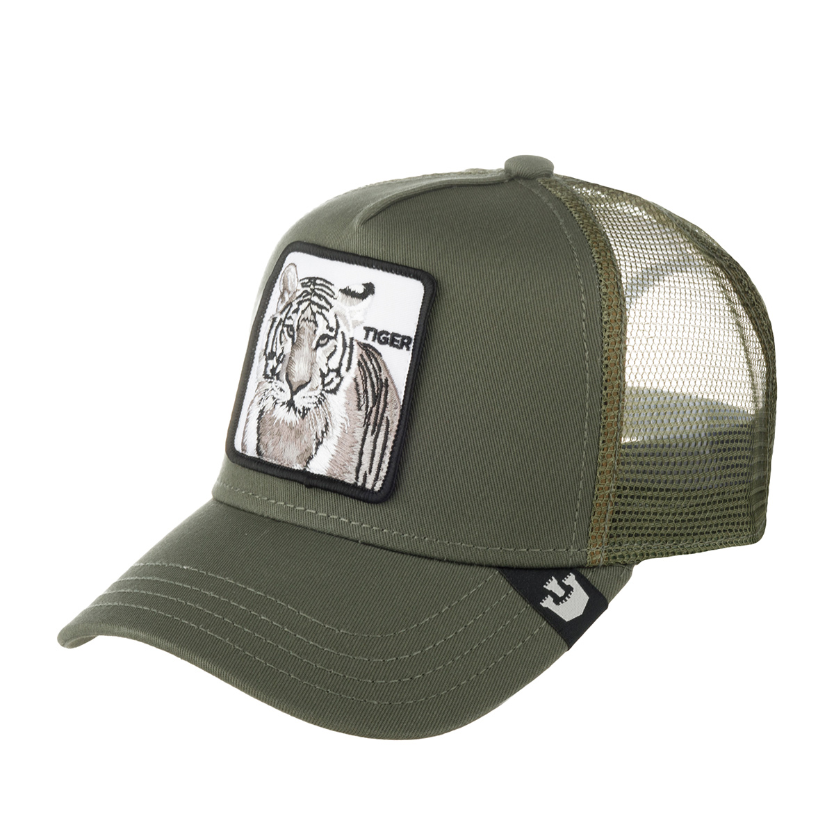 Бейсболка Goorin Brothers - The White Tiger (olive)