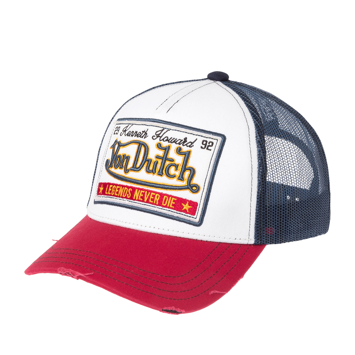 Бейсболка Von Dutch - VD/0/CAS1/WB07 (ivory)