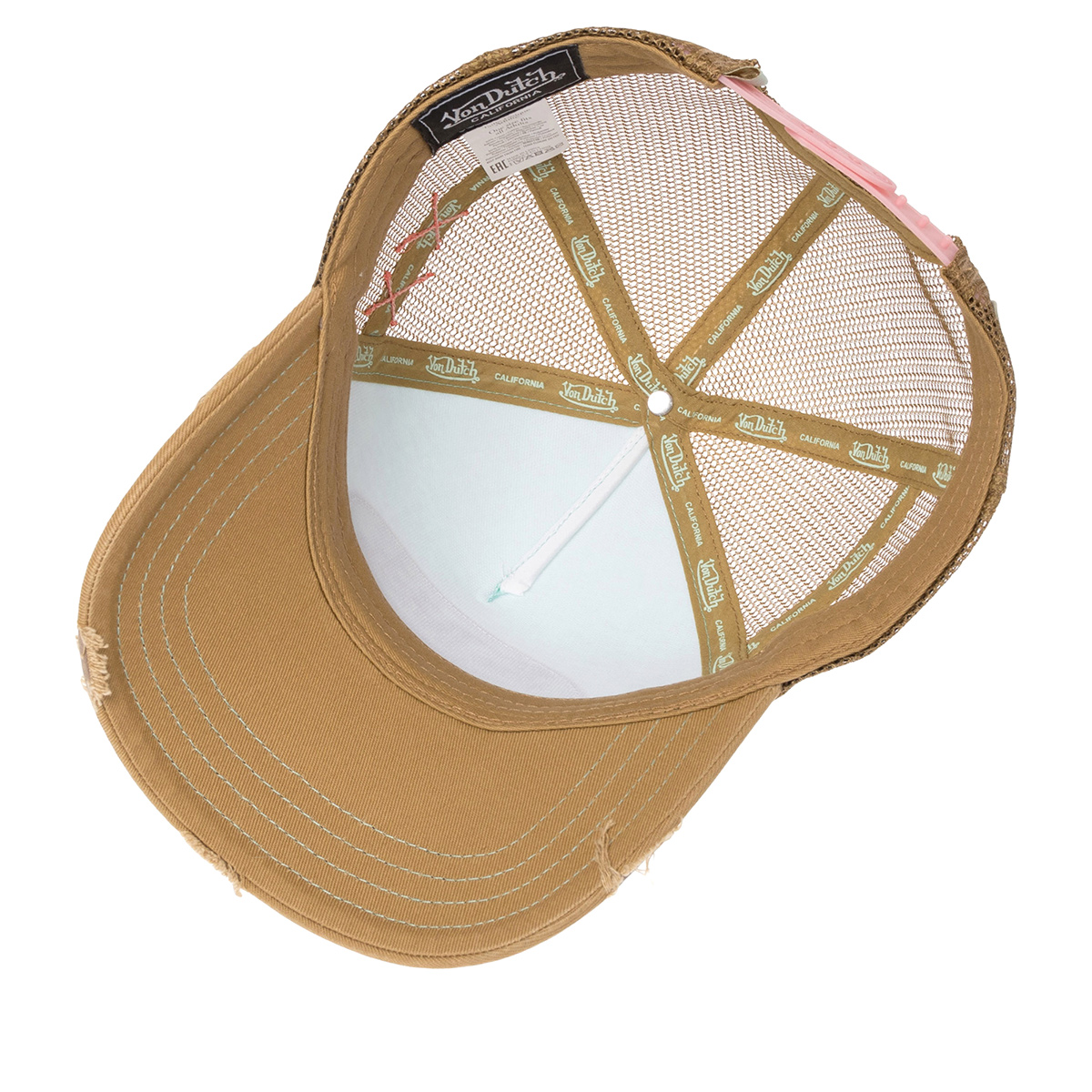 Бейсболка Von Dutch - VD/1/CT/USED/11 (ivory)