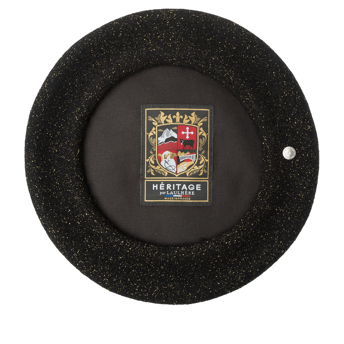Берет Laulhere - Authentique 10 (black lurex)