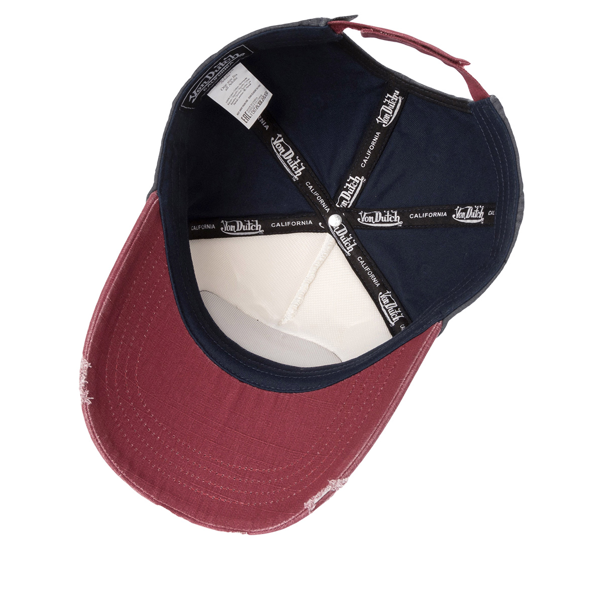 Бейсболка Von Dutch - VD/0/CAS1/JACKBWR2 (ivory)