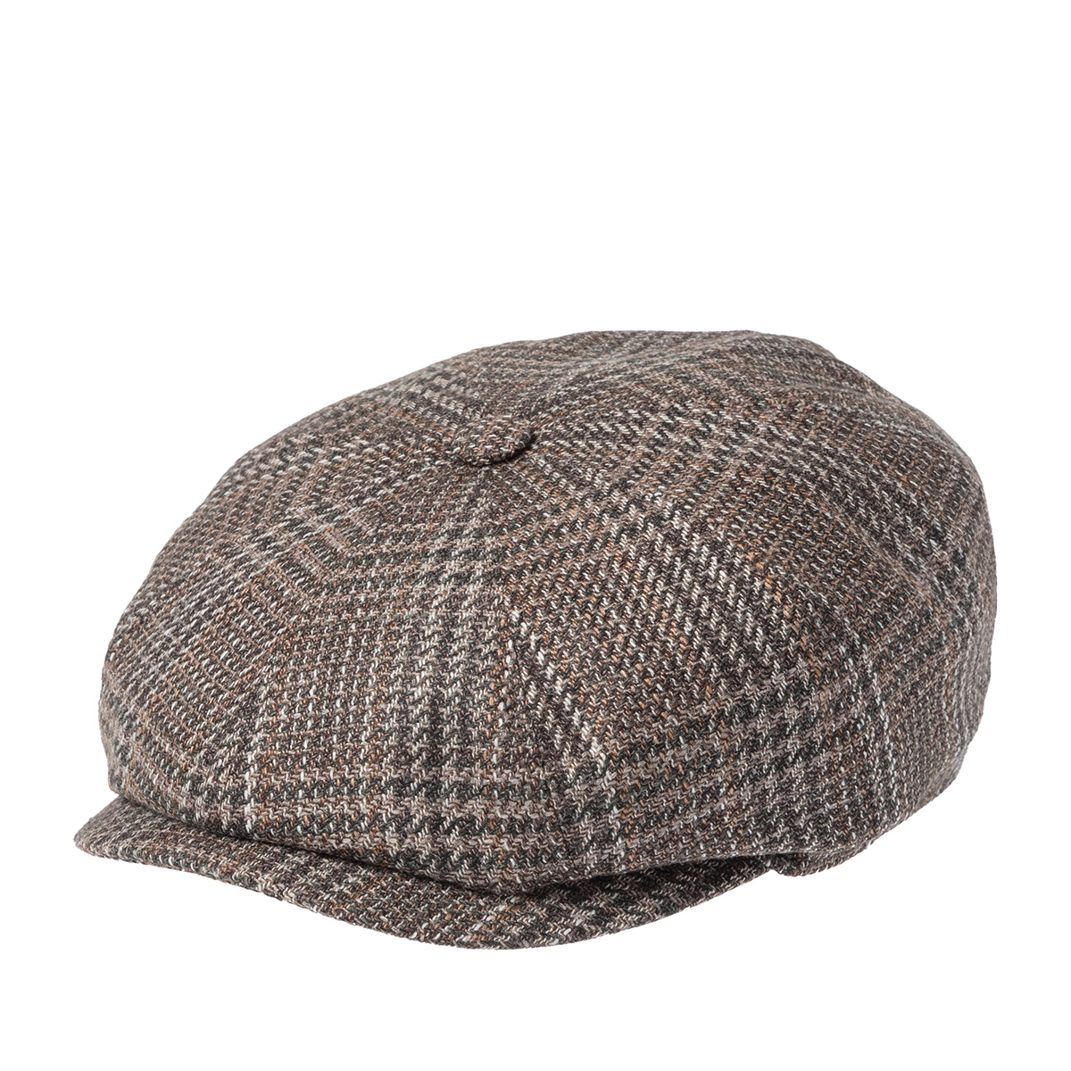 Кепка Stetson - Hatteras Check Virgin Wool/Silk Cerruti