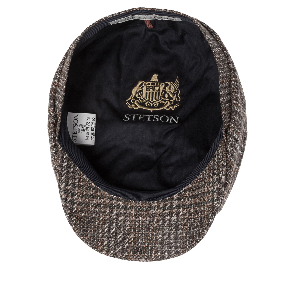 Кепка Stetson - Hatteras Check Virgin Wool/Silk Cerruti
