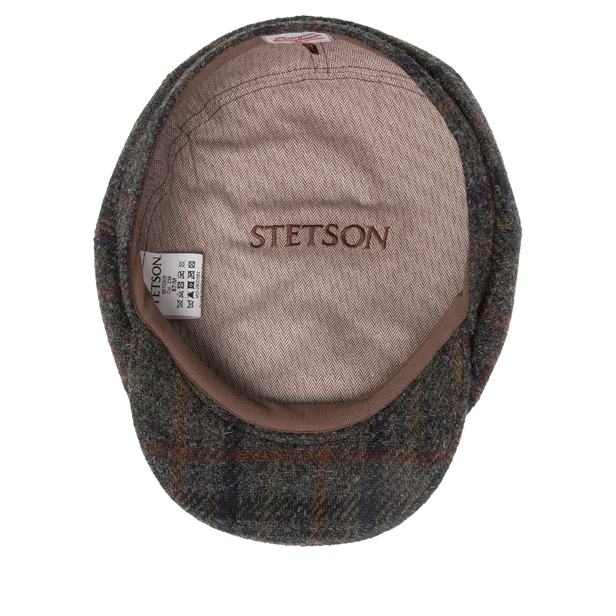Кепка Stetson - Hatteras Check Harris Tweed (green/brown)