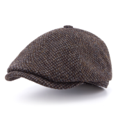Кепка Stetson - 6 Panel Cap Harris Tweed (olive/black)