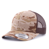 Бейсболка Flexfit - 6606MC  Retro Trucker (brown)