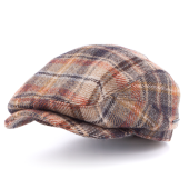 Кепка Stetson - Driver Cap Wool Check (brown/biege)