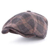 Кепка Stetson - 6-Panel Cap Wool Check (grey)
