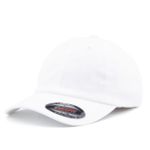 Бейсболка Flexfit - 6997 Garment Washed Cotton Dad Hat (white)