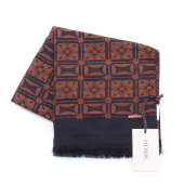 Шарф Stetson - Scarf Wool Jaquard Geometrics (rust)
