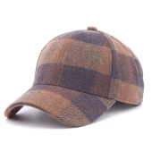 Бейсболка Stetson - Baseball Cap Check Wool (brown)