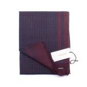 Шарф Stetson - New Houndstooth Wool Scarf (bordeaux)