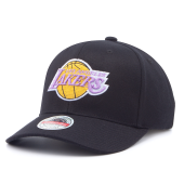 Бейсболка Mitchell & Ness - Los Angeles Lakers Team Logo High Crown Classic Redline