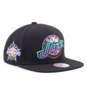 Бейсболка Mitchell & Ness - Utah Jazz Neon Tropical Snapback