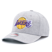 Бейсболка Mitchell & Ness - Los Angeles Lakers Team Heather 2.0 Redline