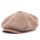Кепка Stetson - 8-Panel Cap Linen (light brown)