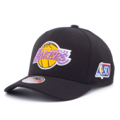 Бейсболка Mitchell & Ness - Los Angeles Lakers 50th Anniversary Patch Redline