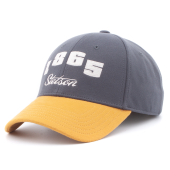 Бейсболка Stetson - Baseball Cap Retro Numbers (grey/yellow)