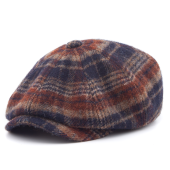 Кепка Stetson - Hatteras Wool Check (navy/beige)